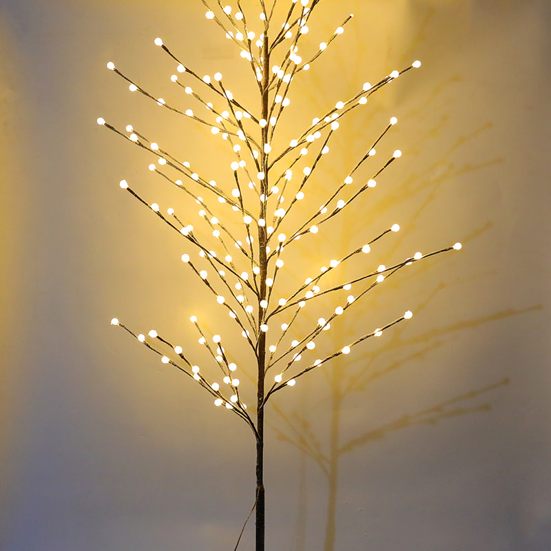 LED Birch Tree Light Ball Lantern Glowing New Year Decoration Bedroom Decoration