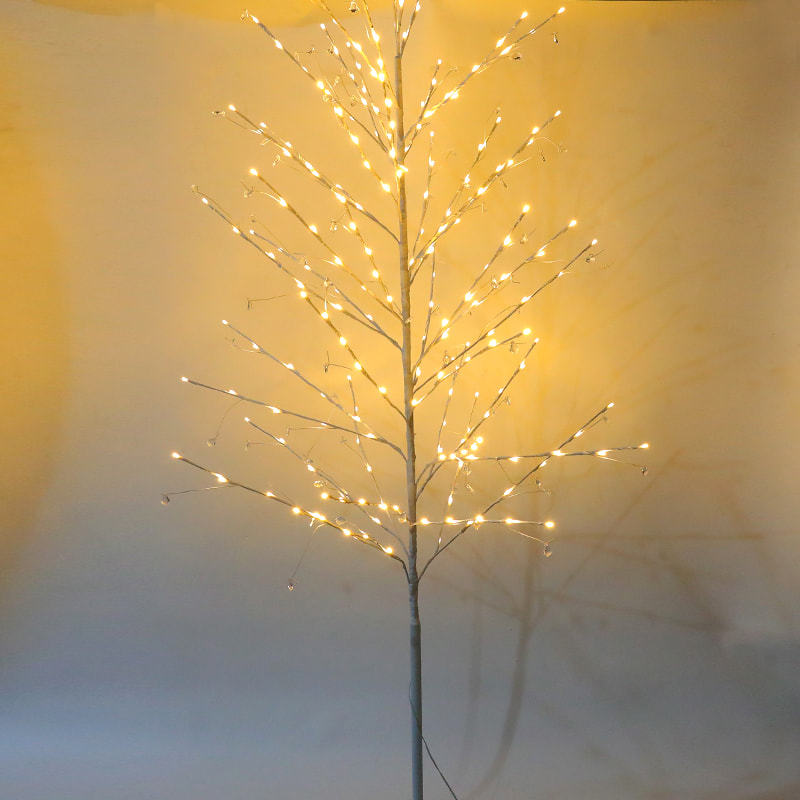 Glowing Birch Tree LED Lighted Artificial Branch Tree Suitable for Family Christmas Wedding