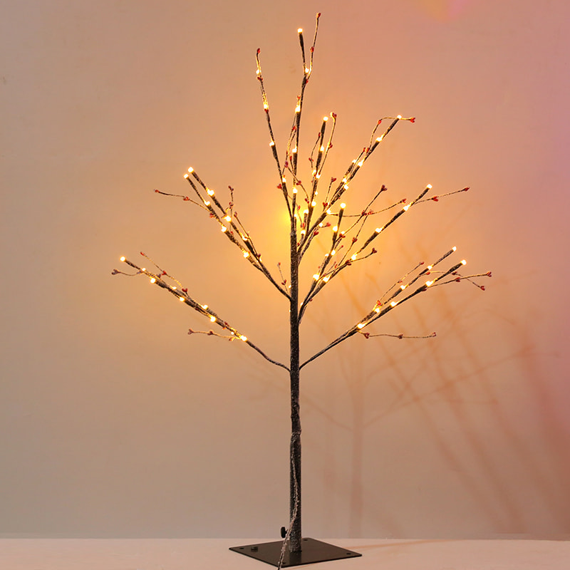 LED Luminous Tree Light Firefly Lamp Forest-Style Room Decoration