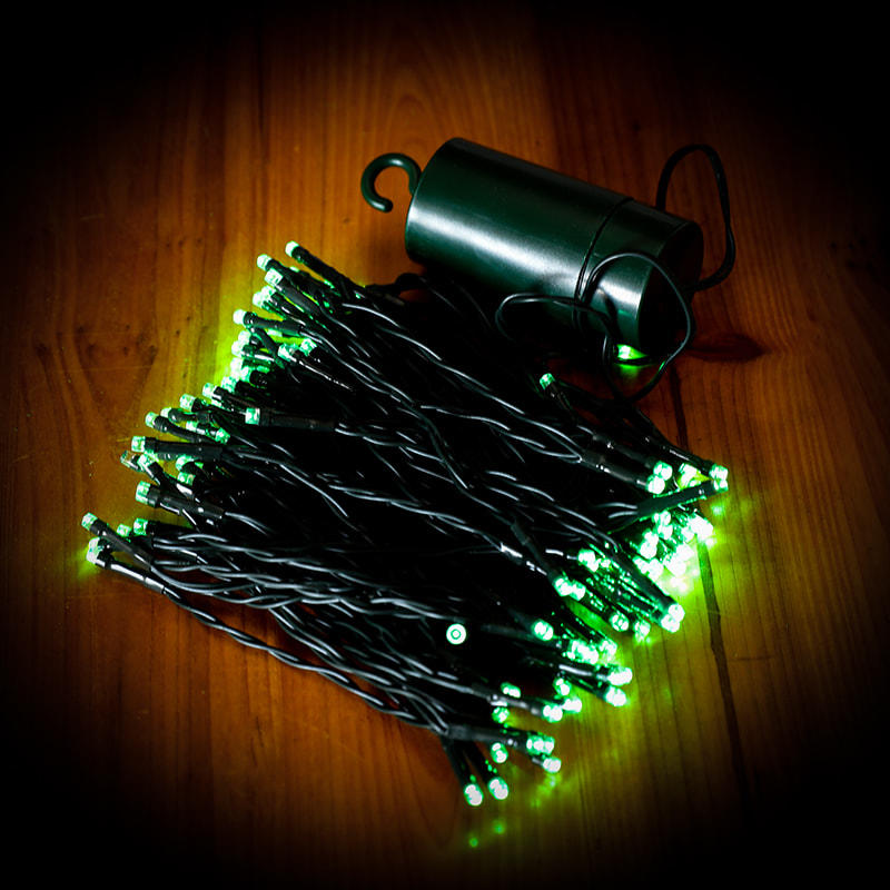 Green LED Sunlight String Lights Holiday Christmas Room Outdoor Lanterns