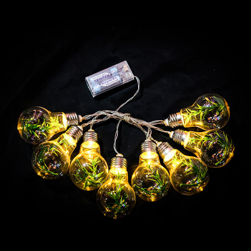 LED Colorful Flashing String Lights For Courtyard Camping Layout With Replaceable Batteries