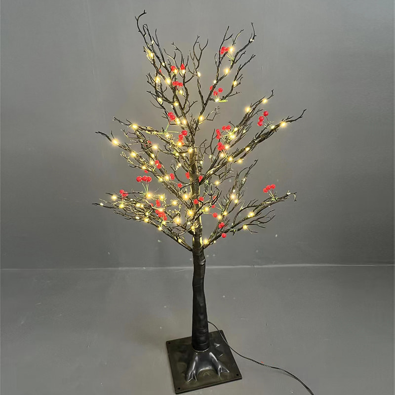 90cm High Black Tree LED Artificial Tree Light Room Floor Atmosphere Light