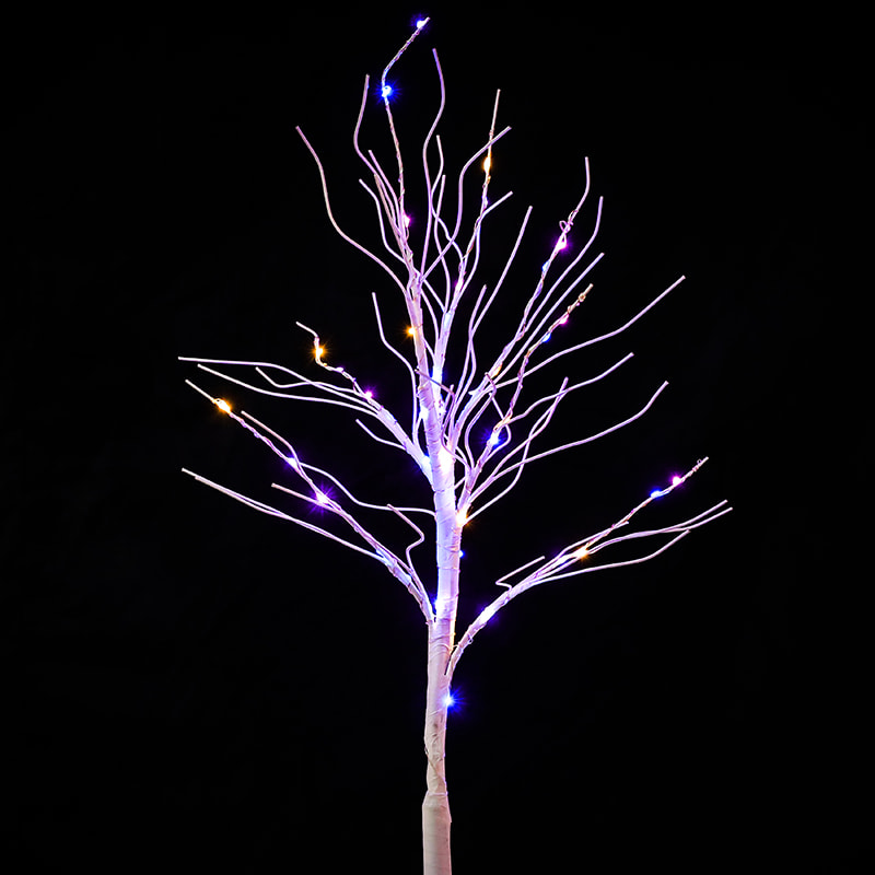 LED Artificial Branch Lanterns Birthday Decorations Lantern Ornaments