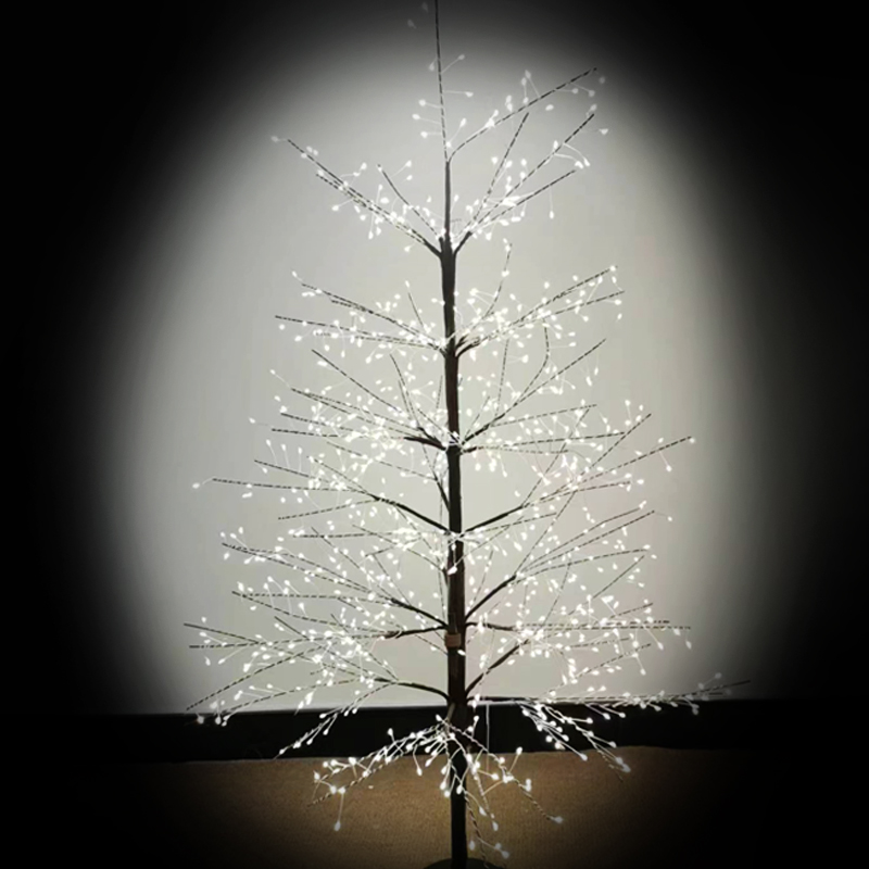 Holiday Decoration Floor-Standing Ornaments Birch Tree Lights