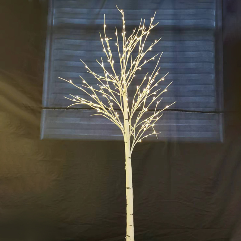LED Room Birthday Decoration Arrangement Birch Tree Lights